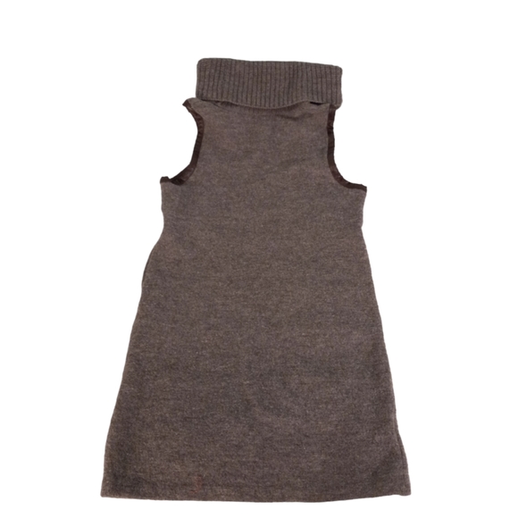 LOFT Merino Wool Sleeveless Turtleneck Tunic Sweater | US 4 - Picture 5 of 9